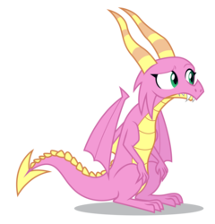 Size: 5000x5200 | Tagged: safe, artist:dragonchaser123, scales (g4), dragon, g4, the hearth's warming club, absurd resolution, dragoness, female, simple background, sitting, solo, transparent background, vector