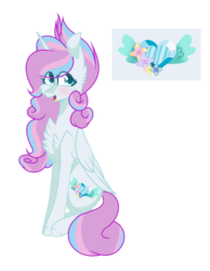 Size: 2001x2577 | Tagged: safe, artist:crystalhearts123yt, oc, oc only, oc:crystal hearts, alicorn, pony, base used, chest fluff, female, high res, mare, offspring, parent:princess cadance, parent:shining armor, parents:shiningcadance, simple background, solo, transparent background