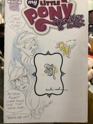 Size: 1536x2048 | Tagged: safe, artist:andypriceart, artist:katiecandraw, applejack, fluttershy, rainbow dash, silver spoon, earth pony, pegasus, pony, g4, female, filly, traditional art