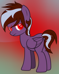 Size: 1024x1283 | Tagged: safe, artist:k3elliebear, oc, oc only, oc:scarlet, pegasus, pony, colored pupils, female, mare, solo