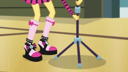 Size: 1280x720 | Tagged: safe, screencap, pixel pizazz, constructive criticism, constructive criticism: photo finish, equestria girls, g4, my little pony equestria girls: better together, legs, pictures of legs