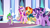 Size: 1280x720 | Tagged: safe, screencap, princess cadance, spike, starlight glimmer, sunburst, twilight sparkle, alicorn, dragon, pony, unicorn, g4, my little pony: friendship is magic, the times they are a changeling, baby carriage, female, glowing horn, horn, magic, male, mare, sisters-in-law, stallion, telekinesis, twilight sparkle (alicorn)