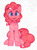 Size: 1183x1607 | Tagged: safe, artist:lispp, pinkie pie, earth pony, pony, g4, female, simple background, solo, traditional art, white background