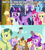 Size: 600x674 | Tagged: safe, edit, edited screencap, screencap, amethyst star, applejack, caramel, dandy dispatch, fluttershy, meadow song, overcast (g4), pinkie pie, rainbow dash, rainbowshine, rarity, roseluck, sparkler, twilight sparkle, alicorn, earth pony, pegasus, pony, unicorn, fame and misfortune, g4, my little pony: friendship is magic, colt, female, image macro, male, mane six, mare, meme, memeful.com, stallion, the fairly oddparents, twilight sparkle (alicorn)