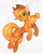 Size: 1280x1598 | Tagged: safe, artist:lispp, applejack, earth pony, pony, g4, female, simple background, solo, white background