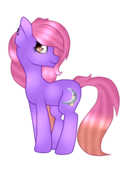 Size: 1080x1436 | Tagged: safe, artist:cindystarlight, oc, oc only, oc:pastel moon, earth pony, pony, female, mare, simple background, solo, transparent background