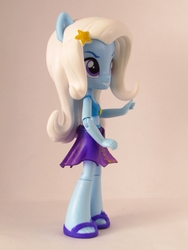 Size: 1110x1480 | Tagged: safe, artist:whatthehell!?, trixie, equestria girls, g4, my little pony equestria girls: better together, beach, clothes, doll, equestria girls minis, irl, photo, sarong, stars, swimsuit, toy