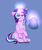 Size: 1024x1229 | Tagged: dead source, safe, artist:twisted-sketch, starlight glimmer, pony, unicorn, g4, my little pony: friendship is magic, the mean 6, chest fluff, cute, female, frog (hoof), glimmerbetes, glowing horn, hat, hat hair, horn, levitation, magic, mare, solo, telekinesis, unamused, underhoof, watermark