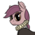 Size: 4000x4000 | Tagged: safe, artist:toastytop, chancellor puddinghead, pony, fanfic:the famine wars, g4, armor, bust, clothes, fanfic, female, portrait, ruff (clothing), simple background, solo, torn ear, transparent background