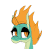 Size: 2054x2002 | Tagged: safe, artist:provolonepone, tianhuo (tfh), dragon, eastern dragon, longma, them's fightin' herds, animated, bust, community related, female, fire hair, frame by frame, high res, lidded eyes, looking at you, portrait, simple background, solo, white background