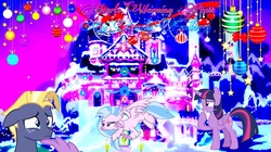 Size: 2042x1145 | Tagged: safe, artist:andoanimalia, artist:shootingstarsentry, silverstream, star tracker, twilight sparkle, alicorn, classical hippogriff, hippogriff, pony, g4, colt, fanfic, fanfic art, fanfic cover, female, fimfiction, foal, hearts warming day, male, mare, school of friendship, twilight sparkle (alicorn)