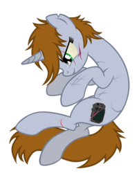 Size: 7040x8736 | Tagged: safe, artist:aborrozakale, oc, oc only, oc:littlepip, pony, unicorn, fallout equestria, g4, absurd resolution, cutie mark, fanfic, fanfic art, female, hooves, horn, mare, missing accessory, scar, simple background, smiling, solo, transparent background, vector