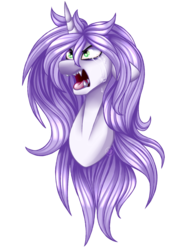 Size: 1000x1300 | Tagged: safe, artist:immagoddampony, oc, oc only, pony, unicorn, angry, bust, crying, female, mare, portrait, simple background, solo, transparent background