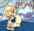 Size: 1400x1250 | Tagged: safe, artist:threetwotwo32232, applejack, rainbow dash, earth pony, pegasus, pony, g4, alternate hairstyle, animated, annoyed, bow, clothes, cloud, couch, cute, dashabetes, dialogue, duster, ear fluff, featured image, female, floating, floaty, frown, gif, glare, hair ribbon, hairband, jackabetes, looking back, maid, maidjack, mare, mouth hold, no pupils, open mouth, perfect loop, pillow, pointing, prone, rainbow douche, ribbon, sexy, smiling, tail bow, unamused, underhoof, window