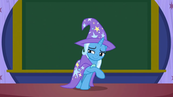 Size: 1280x720 | Tagged: safe, screencap, trixie, pony, a matter of principals, g4, female, solo