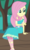 Size: 361x595 | Tagged: safe, screencap, fluttershy, equestria girls, g4, my little pony equestria girls: better together, text support, text support: fluttershy, clothes, cute, dress, female, geode of fauna, shyabetes, smiling, solo