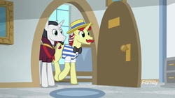 Size: 1920x1080 | Tagged: safe, screencap, chancellor neighsay, flam, pony, friendship university, g4, cute, flamabetes