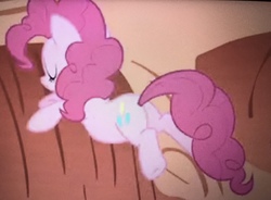 Size: 3634x2675 | Tagged: safe, screencap, pinkie pie, earth pony, pony, g4, sonic rainboom (episode), butt, eyes closed, female, high res, mare, plot, solo