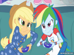 Size: 500x374 | Tagged: safe, edit, edited screencap, screencap, applejack, rainbow dash, twilight sparkle, equestria girls, g4, my little pony equestria girls: rainbow rocks, absurd file size, absurd gif size, afterburner, animated, animation error, autobot, bed, breakdown, caminus, clash of hasbro's titans, clothes, combiner, combiner wars, computron, crossover, dead end, decepticon, dragstrip, falling, fight, game, gif, kicking, lights, lightspeed, limbless, losing, machinima, memecenter, menasor, motormaster, nosecone, pajamas, punch, scattershot, slumber party, smiling, space, space battle, sparks, strafe, stunticons, technobots, transformers, visor, wildrider