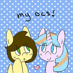 Size: 300x300 | Tagged: safe, artist:rose_stars, oc, oc:shooting star, oc:spark charge