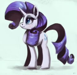 Size: 3562x3508 | Tagged: safe, artist:toisanemoif, rarity, pony, g4, atg 2018, female, high res, newbie artist training grounds, solo