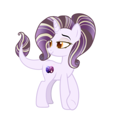 Size: 1024x1024 | Tagged: safe, artist:shadowbolt44, oc, oc only, oc:orchid, pony, unicorn, female, magical lesbian spawn, mare, offspring, parent:applejack, parent:rarity, parents:rarijack, simple background, solo, transparent background