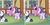 Size: 1198x598 | Tagged: safe, edit, edited screencap, editor:axal-5, screencap, rarity, starlight glimmer, twilight sparkle, alicorn, pony, g4, my little pony: friendship is magic, school daze, all seeing eye, butt, comparison, illuminati, illuminati confirmed, plot, side by side, twilight sparkle (alicorn)