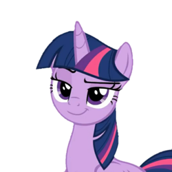 Size: 721x720 | Tagged: safe, edit, edited screencap, editor:axal-5, screencap, twilight sparkle, alicorn, pony, g4, school daze, background removed, female, not a vector, simple background, smug, solo, transparent background, twilight sparkle (alicorn)