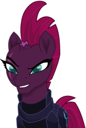 Size: 6606x9800 | Tagged: safe, artist:ejlightning007arts, tempest shadow, pony, unicorn, g4, my little pony: the movie, absurd resolution, broken horn, eye scar, female, horn, scar, simple background, solo, transparent background, vector