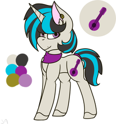 Size: 954x1020 | Tagged: safe, artist:king-justin, oc, oc only, oc:banjo strings, pony, guitar, male, simple background, solo, stallion, transgender, white background