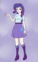 Size: 1500x2400 | Tagged: safe, artist:zokhun, rarity, equestria girls, g4, female, human coloration, solo
