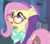 Size: 732x647 | Tagged: safe, screencap, fluttershy, pegasus, pony, fake it 'til you make it, alternate hairstyle, cropped, female, glasses, hipstershy, looking up, mare, open mouth, solo