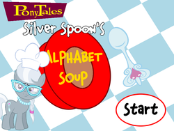 Size: 800x600 | Tagged: artist needed, safe, edit, silver spoon, g4, bowl, chef's hat, food, game, hat, soup, spoon, veggietales