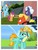 Size: 3106x4096 | Tagged: safe, edit, edited screencap, screencap, fast clip, lightning dust, manerick, rainbow dash, rolling thunder, scootaloo, short fuse, pegasus, pony, g4, season 8, the washouts (episode), wonderbolts academy, clothes, expelled, female, goggles, male, mare, stallion, uniform, washouts uniform, wonderbolt trainee uniform