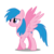 Size: 3014x3031 | Tagged: safe, artist:invisibleink, firefly, pegasus, pony, g1, g4, rescue at midnight castle, female, g1 to g4, generation leap, high res, large wings, mare, raised hoof, simple background, smiling, solo, transparent background, vector, wings