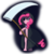 Size: 4096x4096 | Tagged: safe, artist:venaf, pinkie pie, earth pony, pony, g4, absurd resolution, atg 2018, female, grim reaper, newbie artist training grounds, scythe, simple background, solo, transparent background