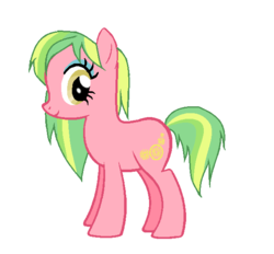 Size: 612x568 | Tagged: safe, artist:sanauseven, edit, editor:mlppony123, lemon zest, earth pony, pony, g4, base used, equestria girls ponified, eyeshadow, female, makeup, ponified, simple background, solo, white background