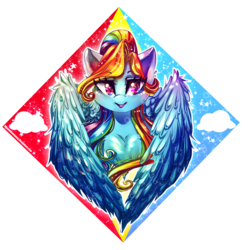 Size: 2893x2914 | Tagged: safe, artist:minamikoboyasy, rainbow dash, pegasus, pony, g4, female, high res, mare, simple background, smiling, solo, transparent background