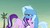 Size: 1280x720 | Tagged: safe, screencap, starlight glimmer, trixie, pony, unicorn, g4, my little pony: friendship is magic, road to friendship, coconut tree, duo, duo female, female, floppy ears, mare, messy mane, palm tree, tree