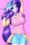 Size: 2000x3000 | Tagged: safe, alternate version, artist:twistedscarlett60, rarity, unicorn, anthro, friendship university, g4, my little pony: friendship is magic, backwards ballcap, baseball cap, big breasts, breasts, bubblegum, busty rarity, cap, clothes, cute, denim skirt, ear fluff, explicit source, eyeshadow, female, floppy ears, food, gum, hat, high res, looking at you, makeup, mare, miniskirt, plainity, shirt, skirt, solo