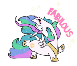 Size: 1280x1111 | Tagged: safe, artist:greyscaleart, princess celestia, alicorn, pony, g4, background removed, bitch i'm fabulous, crown, female, hoof shoes, jewelry, majestic as fuck, mare, regalia, short legs, sillestia, silly, simple background, smiling, solo, transparent background