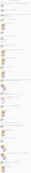 Size: 856x4720 | Tagged: safe, artist:dziadek1990, dinky hooves, shortround, g4, annoyed, catch 22, conversation, cute, dialogue, dwarfism, emote story, emotes, friendshipping, helping, irony, link in description, mall, scissors, shopping, sigh, size difference, slice of life, text, tools