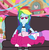 Size: 1948x2000 | Tagged: safe, artist:ktd1993, pinkie pie, rainbow dash, equestria girls, g4, clothes, couch, eyes closed, female, lesbian, ship:pinkiedash, shipping, smiling