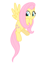 Size: 3800x5843 | Tagged: safe, artist:estories, fluttershy, pony, g4, absurd resolution, cute, female, shyabetes, simple background, solo, transparent background, vector