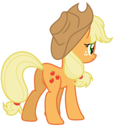 Size: 6532x7189 | Tagged: safe, artist:estories, applejack, earth pony, pony, g4, absurd resolution, female, simple background, solo, transparent background, vector