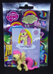 Size: 1143x1600 | Tagged: safe, fluttershy, pegasus, pony, g4, official, blind bag, blind bag card, ebay, ebay link, female, irl, merchandise, photo, solo, toy, wave 9