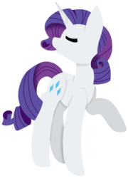 Size: 1411x1958 | Tagged: safe, artist:calibykitty, rarity, pony, unicorn, g4, eyes closed, female, lineless, mare, simple background, solo, transparent background