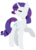 Size: 1411x1958 | Tagged: safe, artist:calibykitty, rarity, pony, unicorn, g4, eyes closed, female, lineless, mare, simple background, solo, transparent background