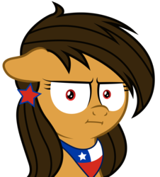 Size: 2716x3000 | Tagged: safe, artist:an-tonio, oc, oc only, oc:chilenia, pony, chile, faic, floppy ears, high res, i mean i see, looking at you, nation ponies, ponified, simple background, solo, transparent background, vector