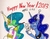 Size: 1219x957 | Tagged: safe, artist:newyorkx3, princess celestia, princess luna, pony, g4, 2013, duo, duo female, eyes closed, female, happy new year, hat, hilarious in hindsight, holiday, mare, new year, noisemaker, party hat, party horn, traditional art